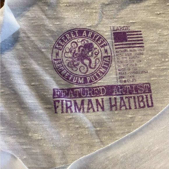 SOLD SECRET ARTIST by Affliction Women's T-Shirt SUGAR ANGEL White Biker - Picture 6 of 7